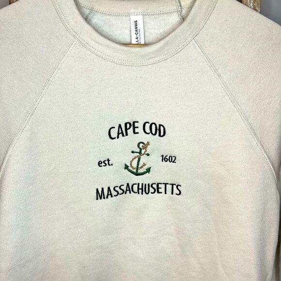 Cape Cod Embroidered Crew Pullover - Picture 3 of 3